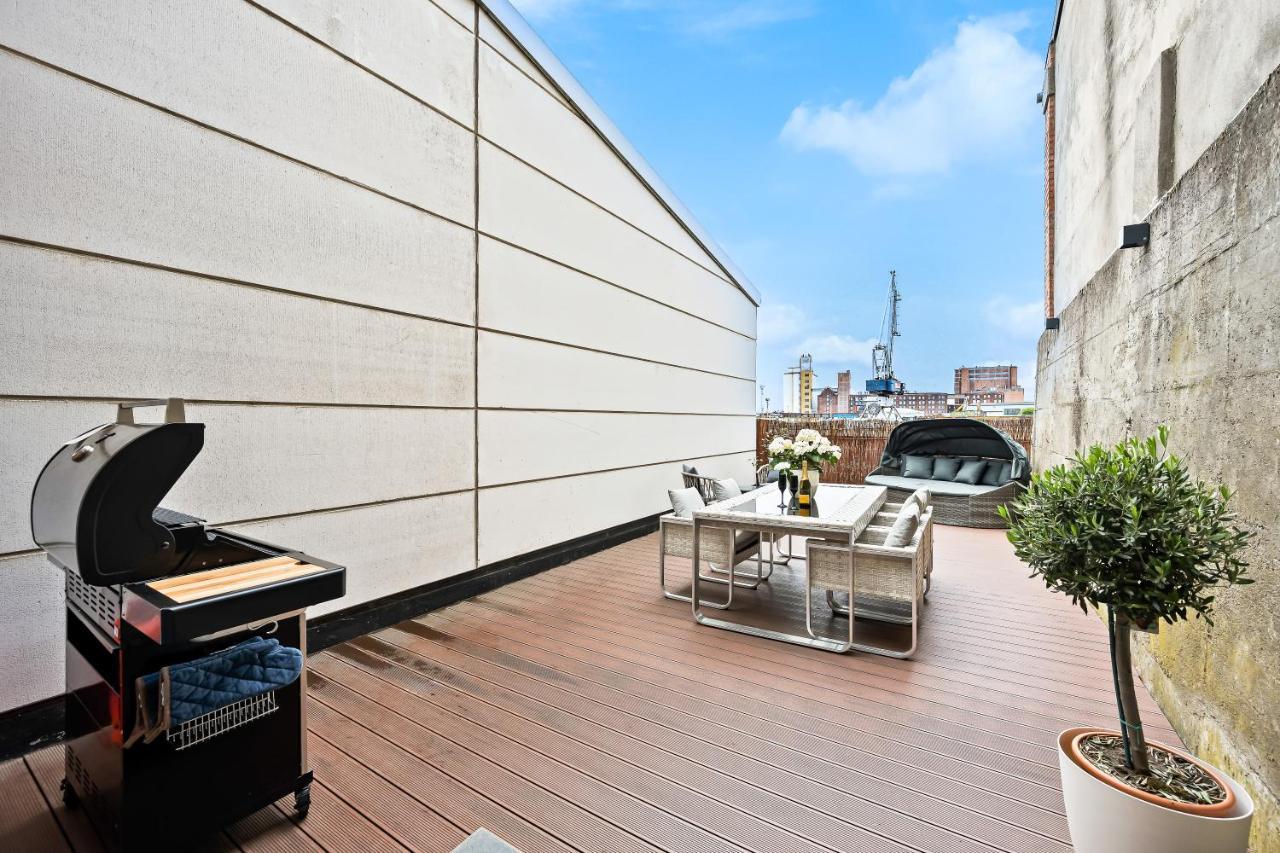 דירות מאנהיים Lit Living - Luxus Loft - Box Spring - Air Con - Bbq - Panorama מראה חיצוני תמונה