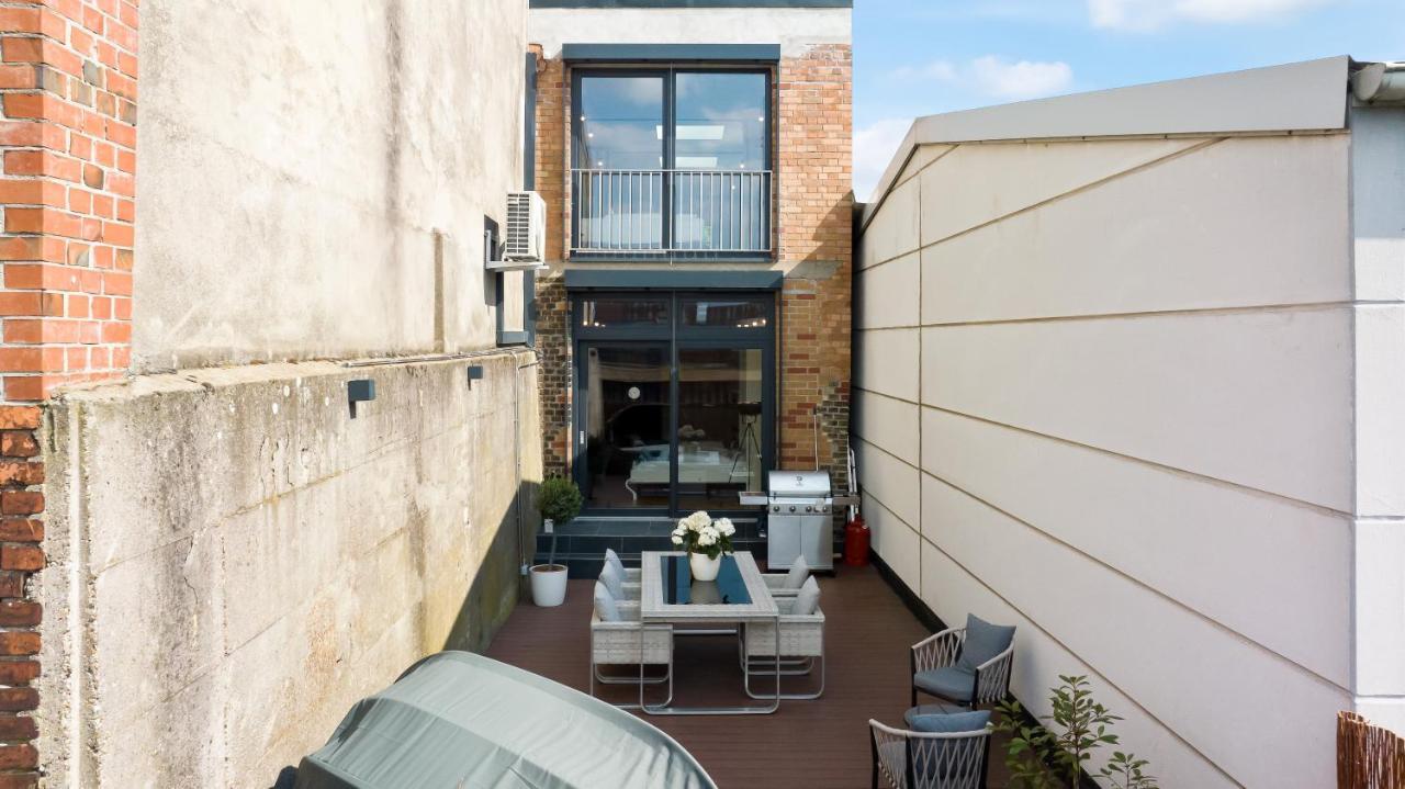 דירות מאנהיים Lit Living - Luxus Loft - Box Spring - Air Con - Bbq - Panorama מראה חיצוני תמונה